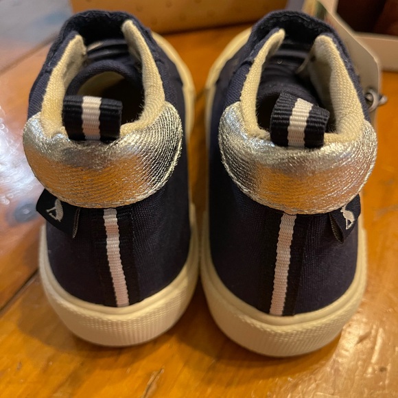 Joules Navy Kids High-Top Sneakers with Red Ladybug Accent size 10 - Picture 5 of 7